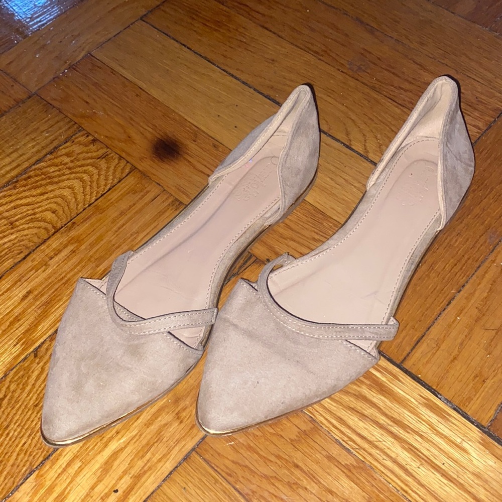 CHARLOTTE RUSSE Taupe flats